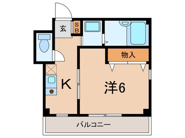 エステ－トピアまやの物件間取画像